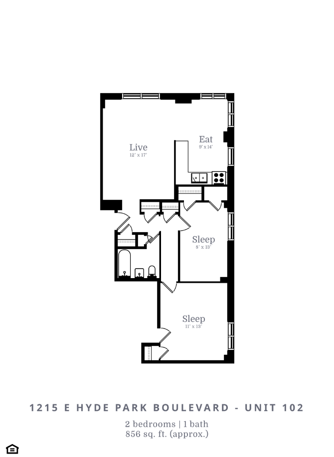 2 Bed | 2 Bath (C2)