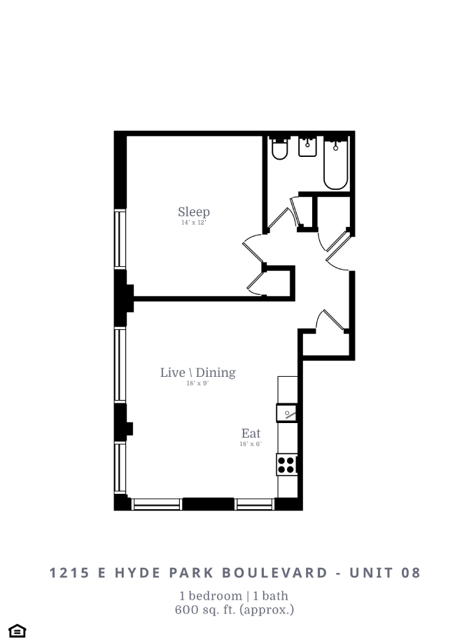 1 Bed | 1 Bath (B3)