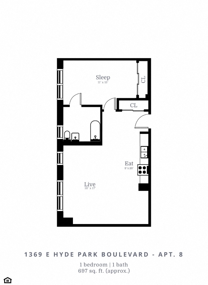 1 Bed | 1 Bath (B4) ADA