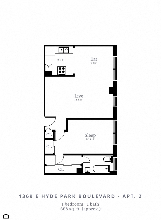 1 Bed | 1 Bath (B5)