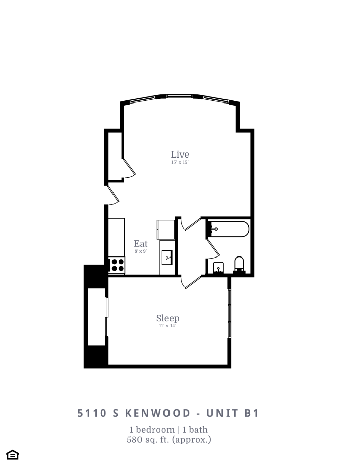 1 Bed | 1 Bath (B1)