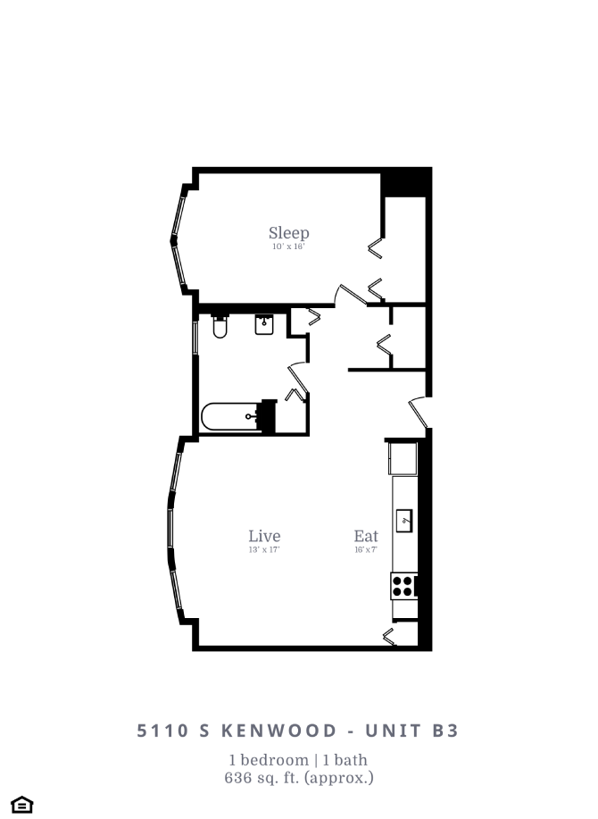 1 Bed | 1 Bath (B3)