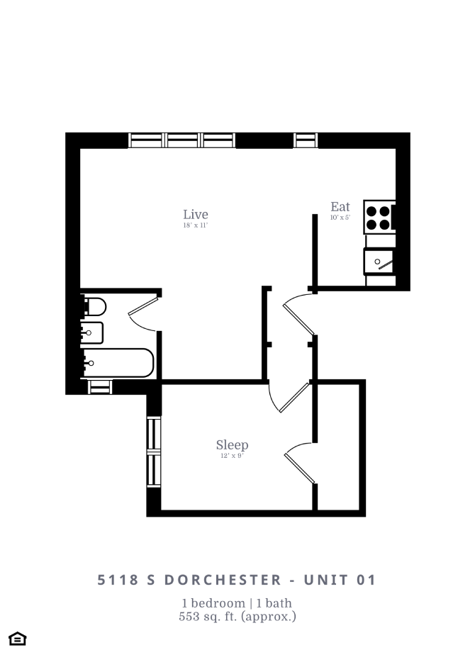 1 Bed | 1 Bath (B1)