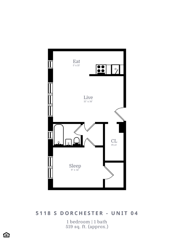 1 Bed | 1 Bath (B2)