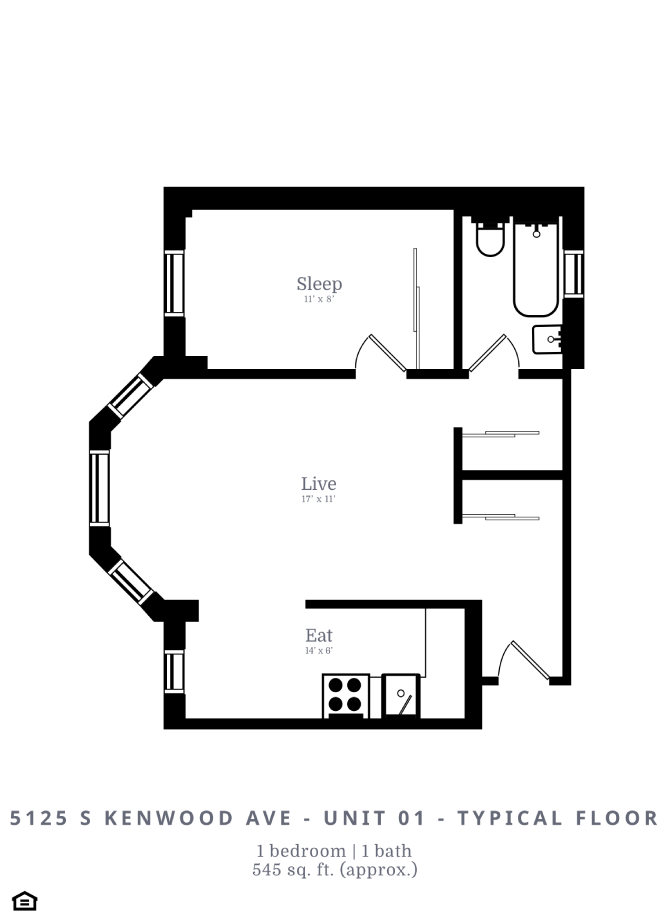 1 Bed | 1 Bath (B1)