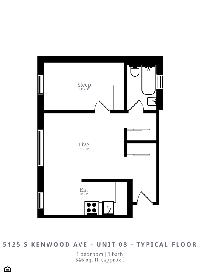 1 Bed | 1 Bath (B3)