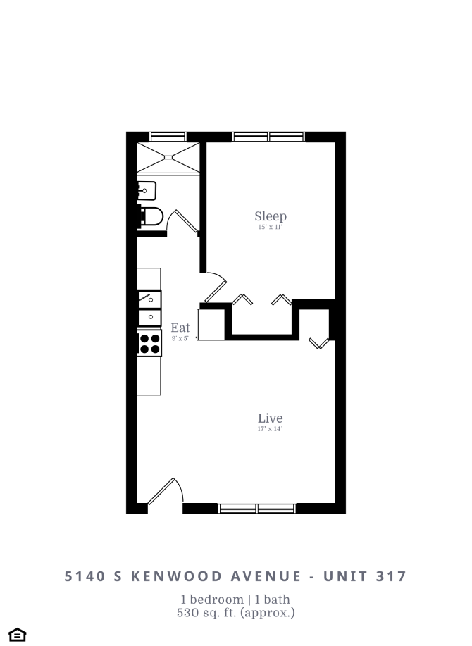 1 Bed | 1 Bath (B1)