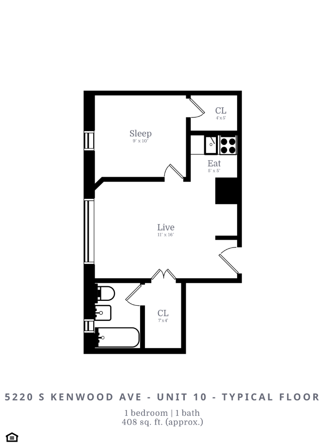 1 Bed | 1 Bath (B8)