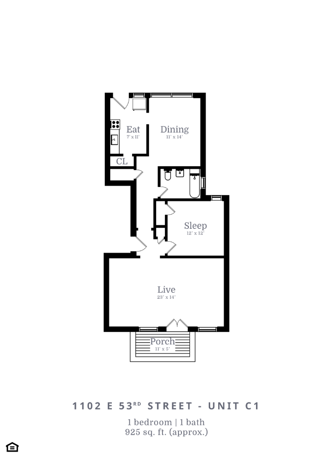 2 Bed | 1 Bath (C1)