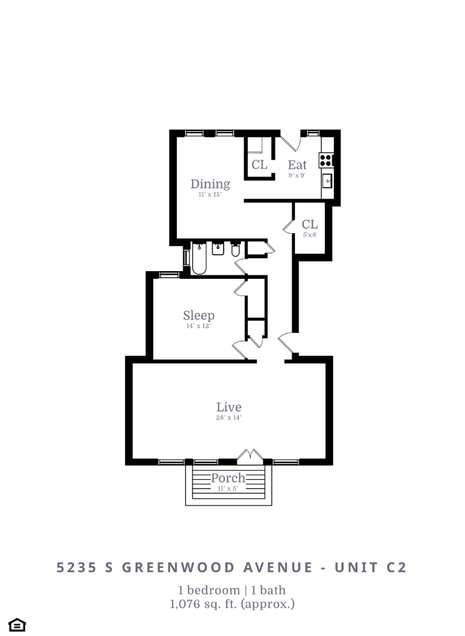 2 Bed | 1 Bath