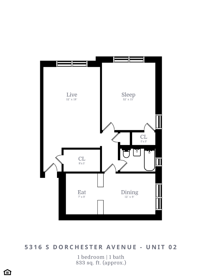 1 Bed | 1 Bath (B4)