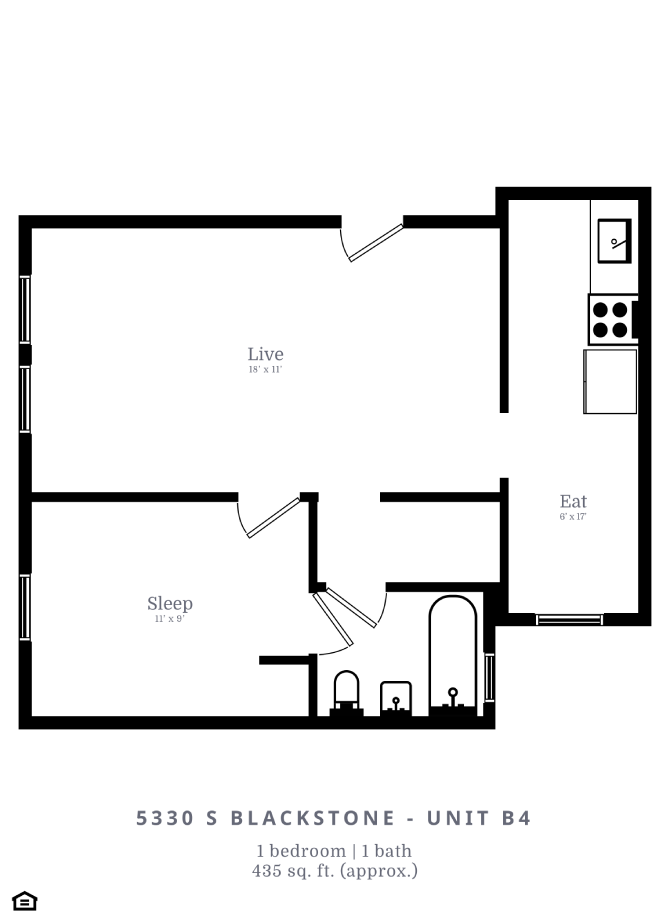 1 Bed | 1 Bath (B4)