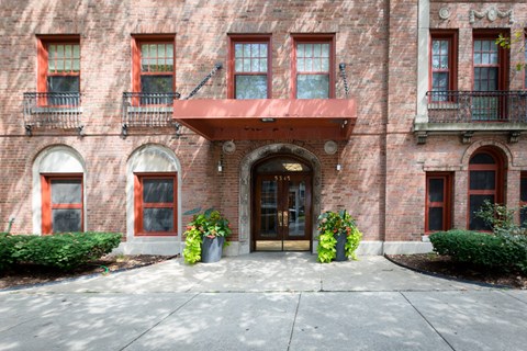 the building where the apartment is located