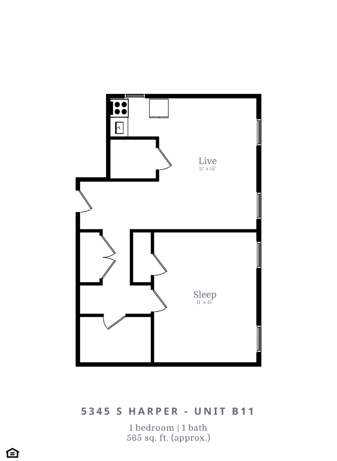 1 Bed | 1 Bath (B11)