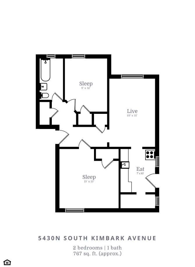 2 Bed |1 Bath