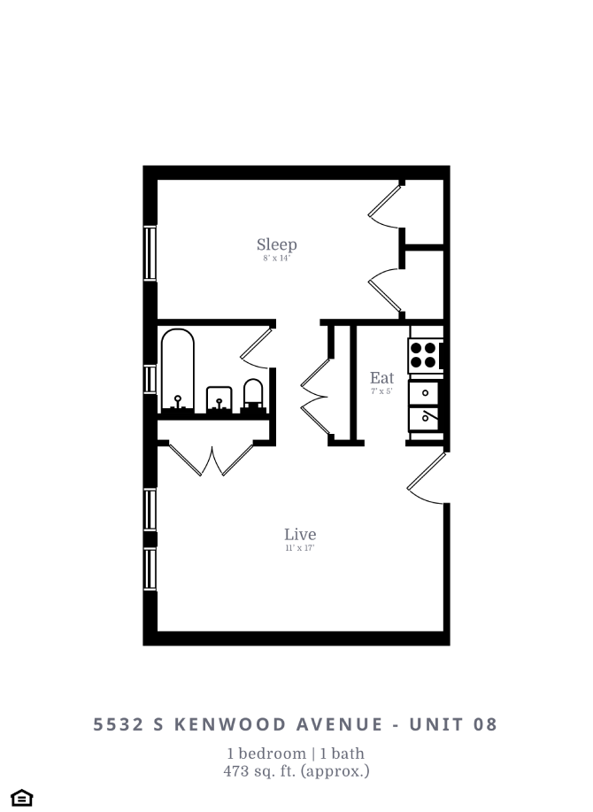 1 Bed |1 Bath