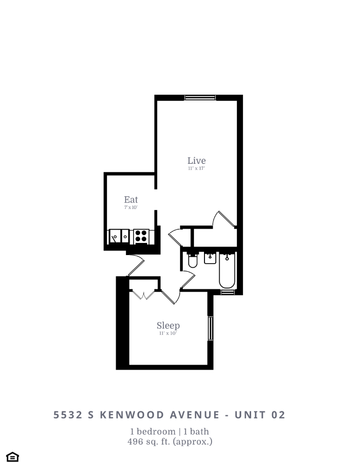 1 Bed |1 Bath (B6)