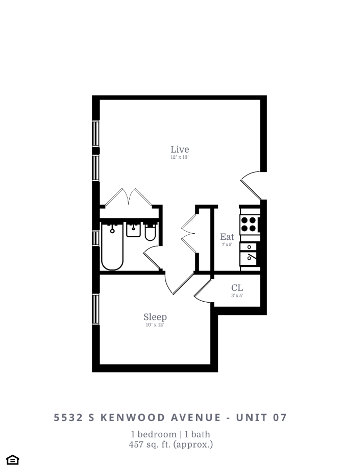 1 Bed | 1 Bath (B3)