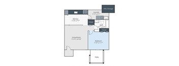 One Bedroom Partial Renovated