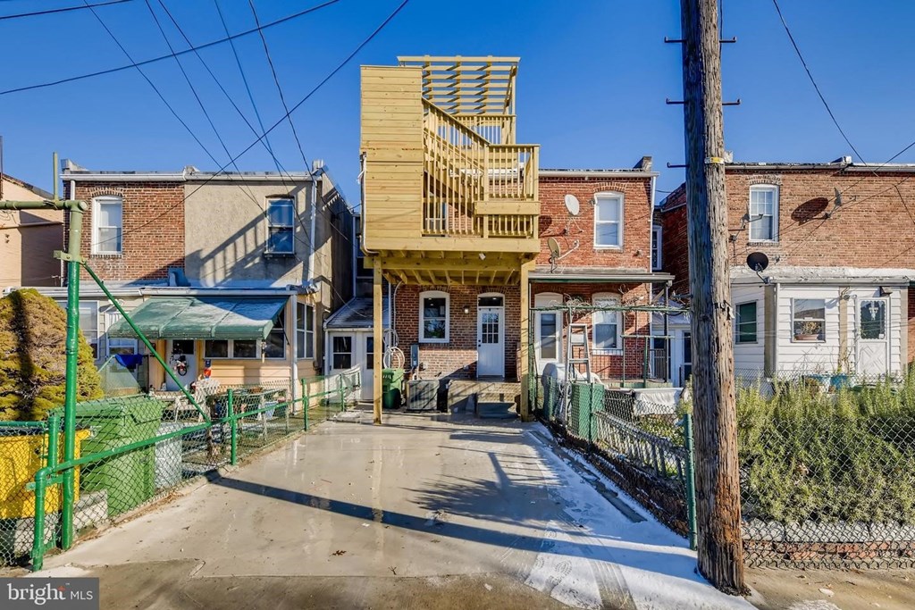 a building with a staircase on top of it
