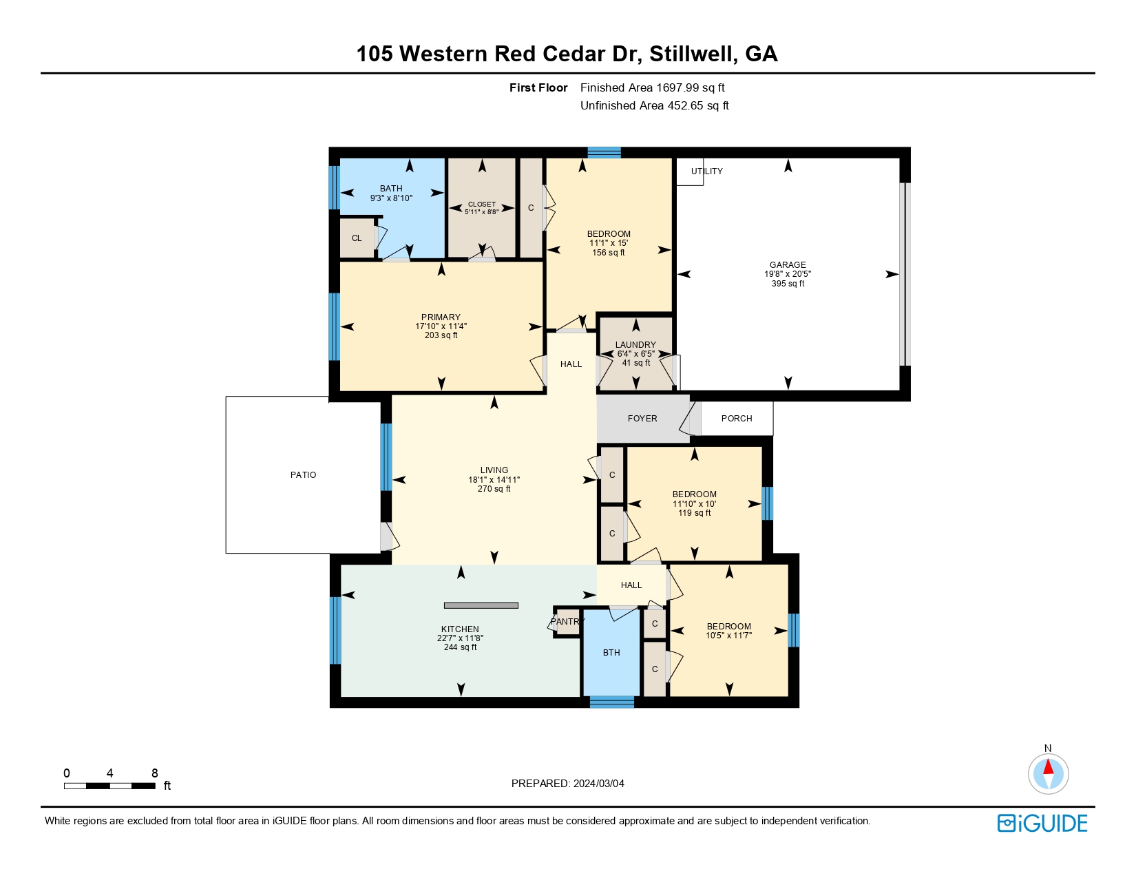 105 Western Red Cedar Dr 4 Beds House for Rent - Photo gallery 3