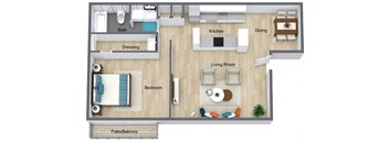 Plan1x1R at Glen Hollow, Decatur, Georgia