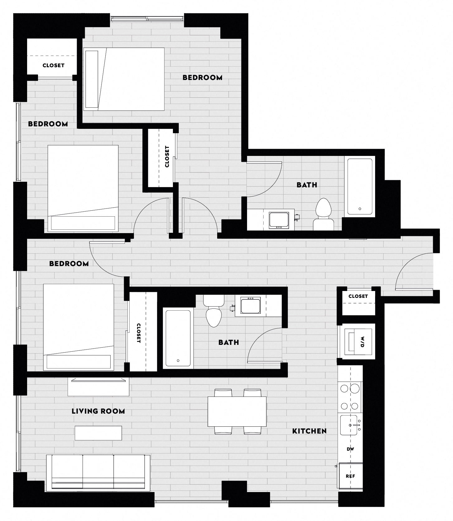 3 Bed/2 Bath C1