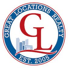 the logo of the great locations revitalization logo