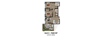 2 X 2 J Terrace Unit