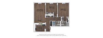 2 Bedroom + 2 Bath