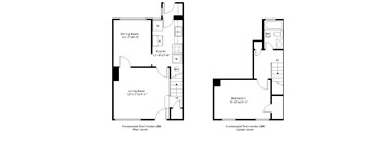 1 Bedroom/1 Bathroom Townhome