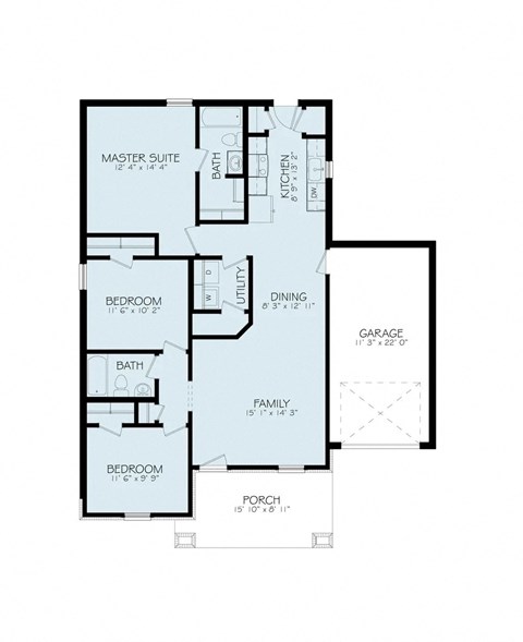 bedroom floor plan  the retreat at starkville