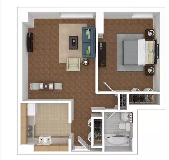 One Bedroom - High Rise