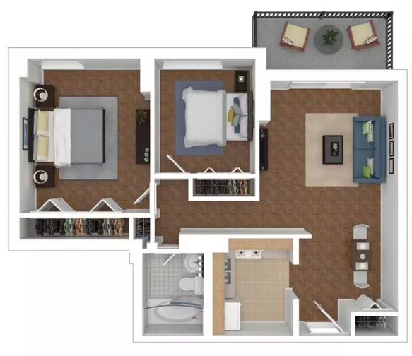 Two Bedroom - High Rise