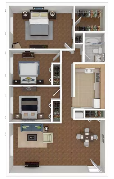 Three Bedroom
