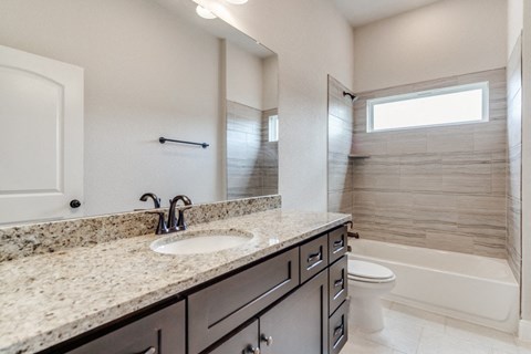 a bathroom with a sink and a toilet