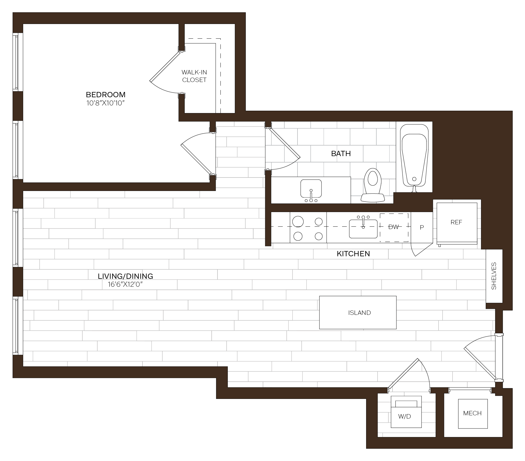 1 Bed/1 Bath-A8