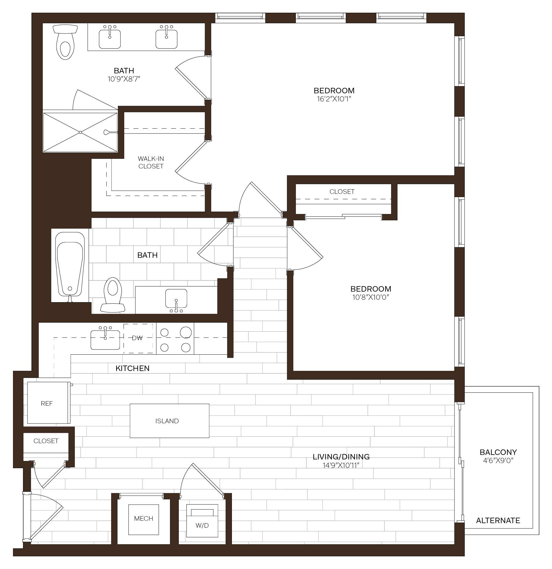 2 Bed/2 Bath-B11
