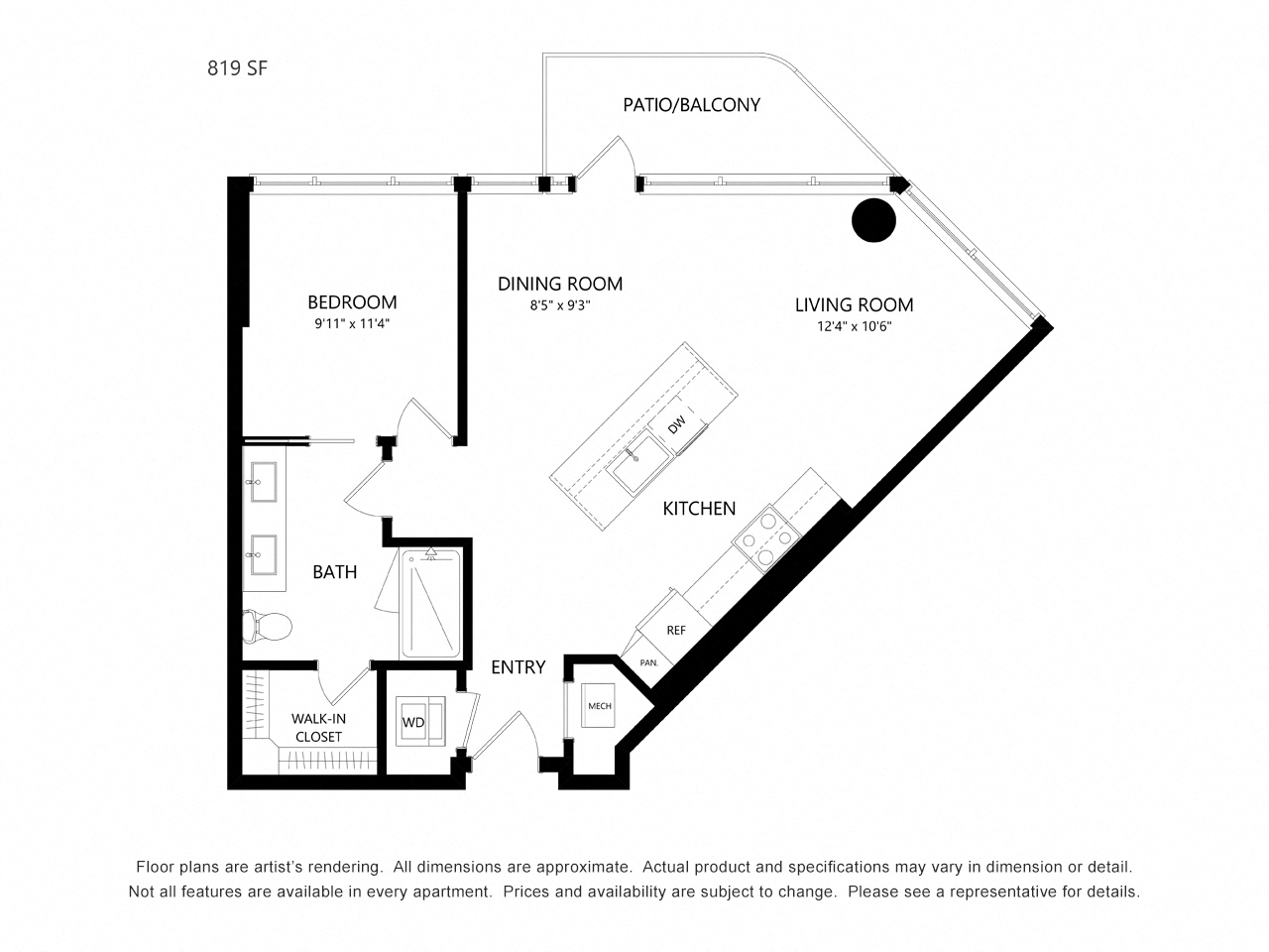 1 Bedroom B