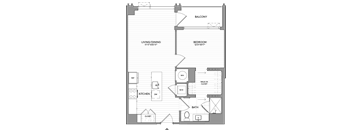 1-Bed-1-Bath-A15