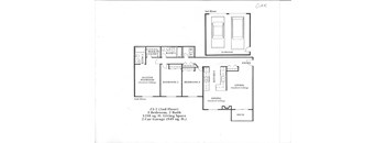 Oak Floorplan 3BD/2BTH