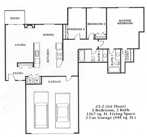 Willow Unit Floorplan