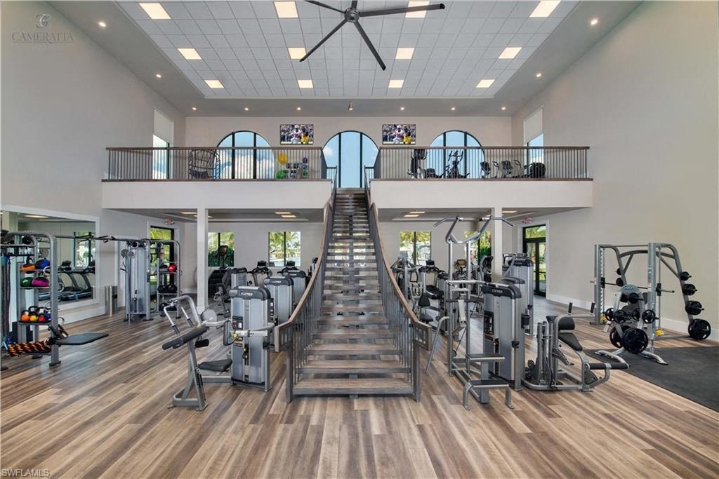 the gym at the estates at johnsons crossing