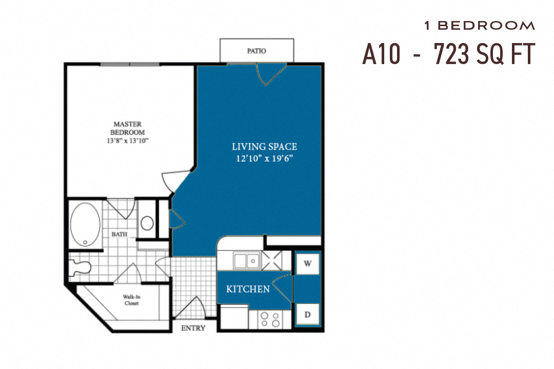 Commons Park West One Bedroom A10