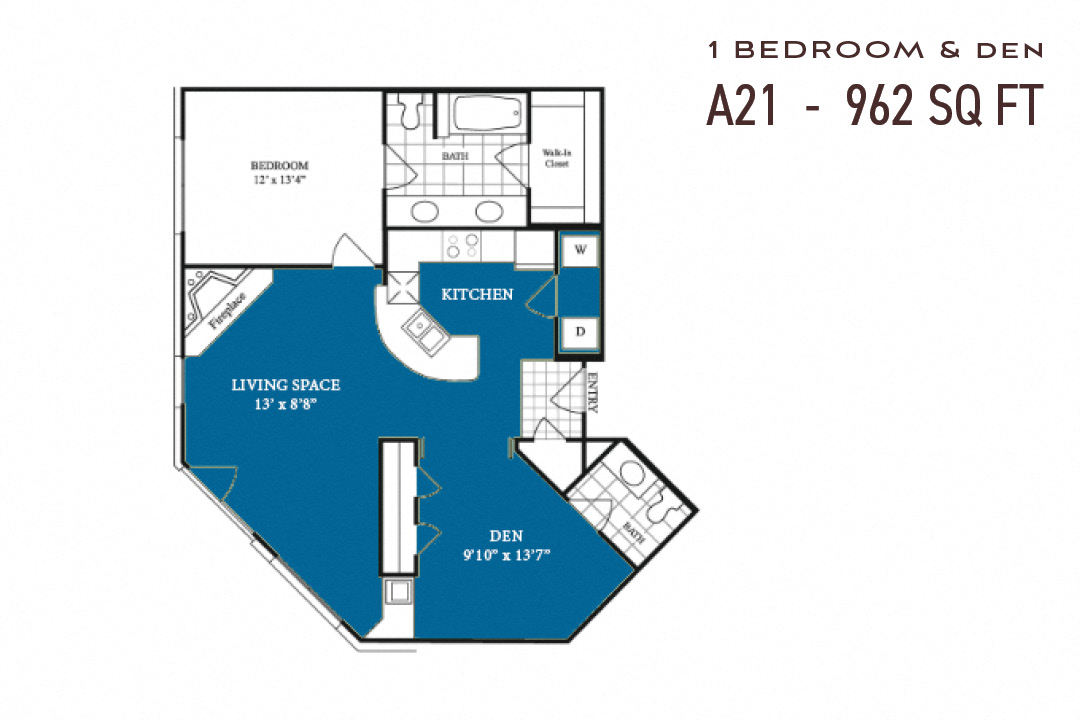 Commons Park West One Bedroom A21