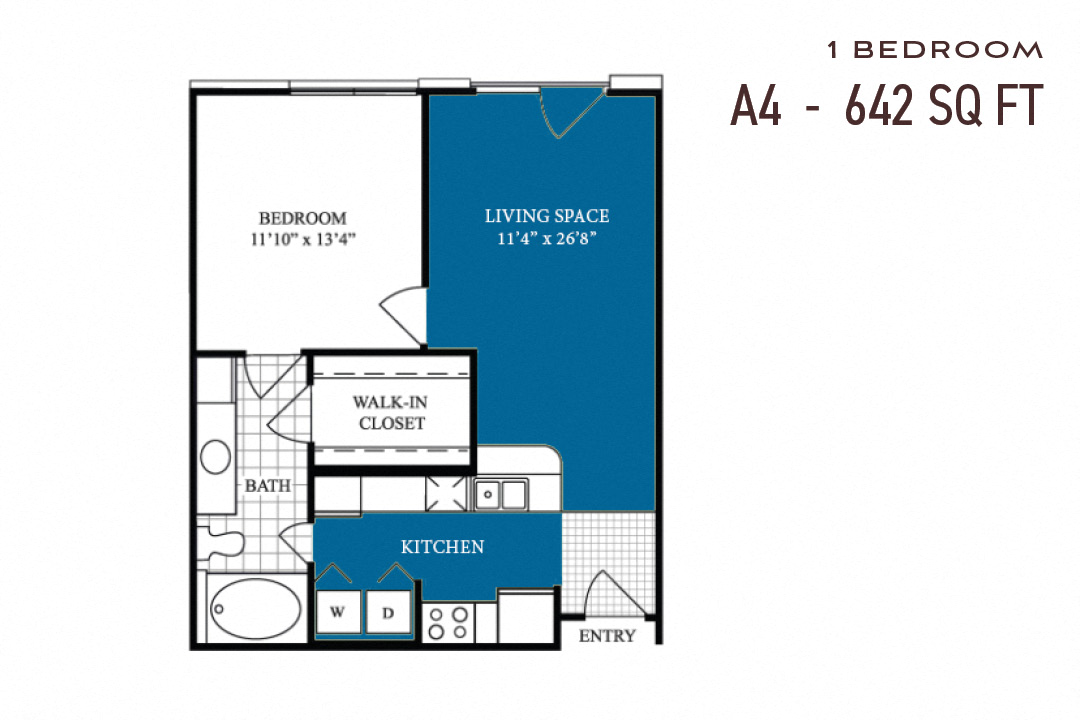 Commons Park West One Bedroom A4