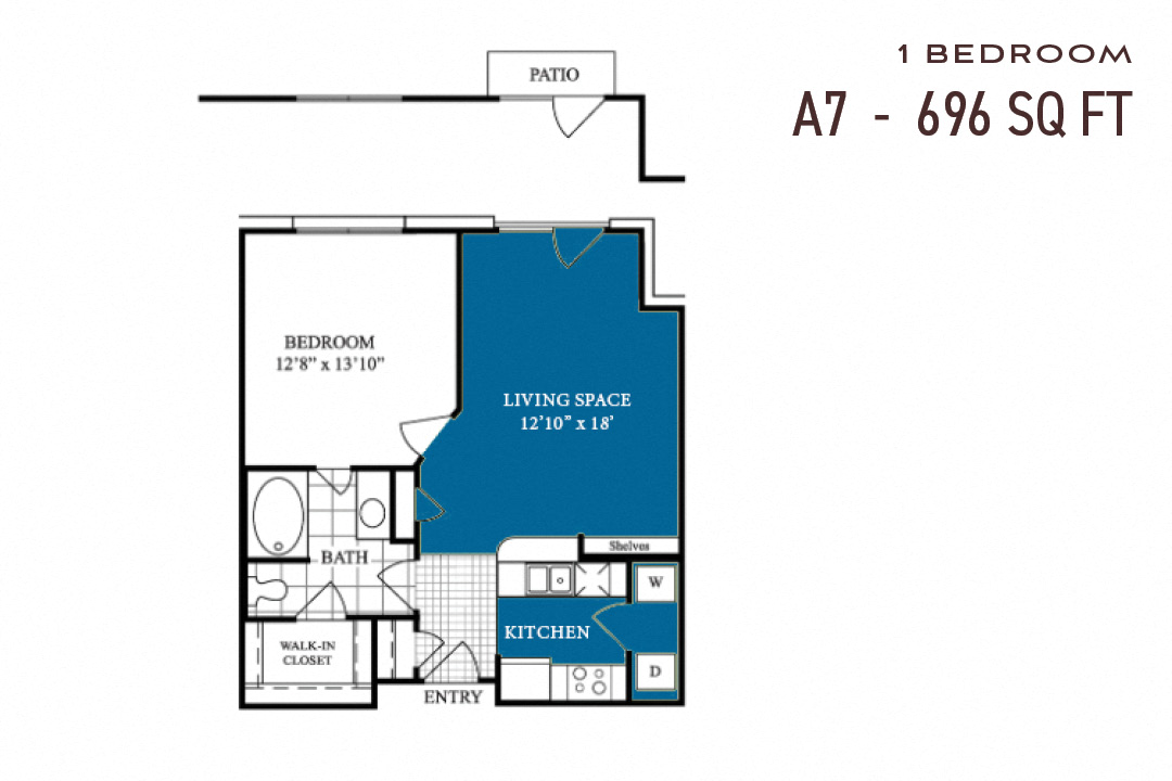 Commons Park West One Bedroom A7