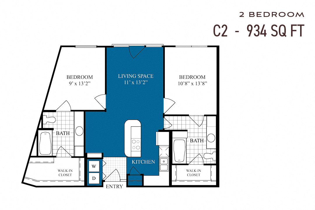 Commons Park West Two Bedroom C2