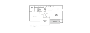 2 Bedroom, 2 Bathroom Sm 2nd Floor