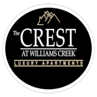 the crest at williams creek logo sticker